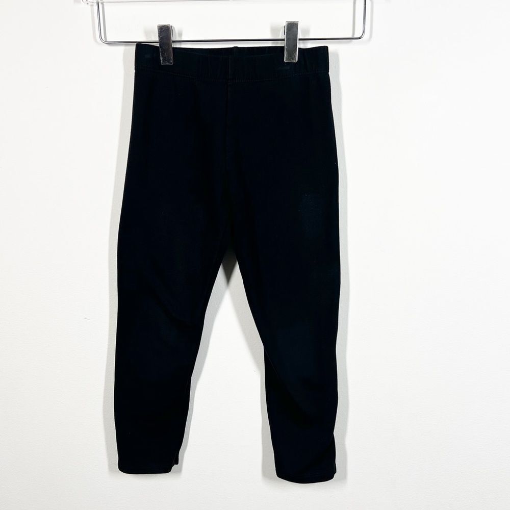 Cynthia Rowley  Girls Size Medium Black Elastic Waist Light Fleece Lined Pants